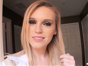 super-fucking-hot blond Amanda Bryant caught toying with herself