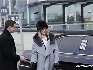 sexy blonde boning The Ambassador In His Limo-asiansexhd.info