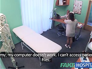 FakeHospital smallish molten Russian teen gets vagina tongued