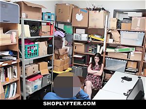 Shoplyfter - A rock hard drill penalty For Rebelious teenage