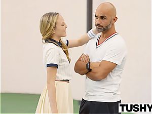 TUSHY very first assfuck For Tennis student Aubrey starlet